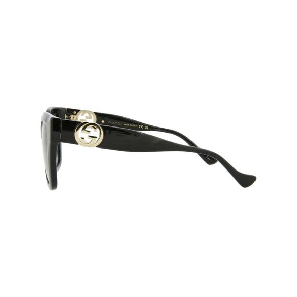 Gucci Square-Frame Injection Sunglasses Black Womens - Picture 3 of 6